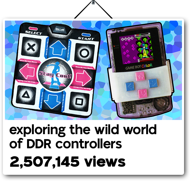 video thumbnail for 'exploring the wild world of DDR controllers'. 2,507,145 views