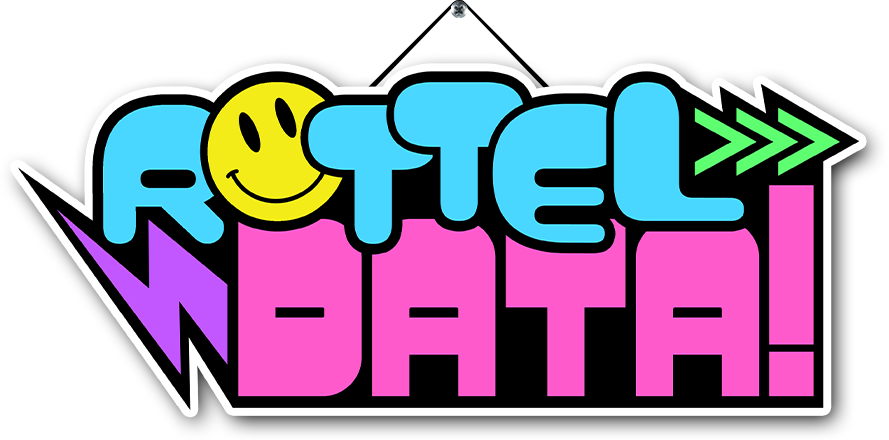 rottel-data logo with smiley face as letter o
